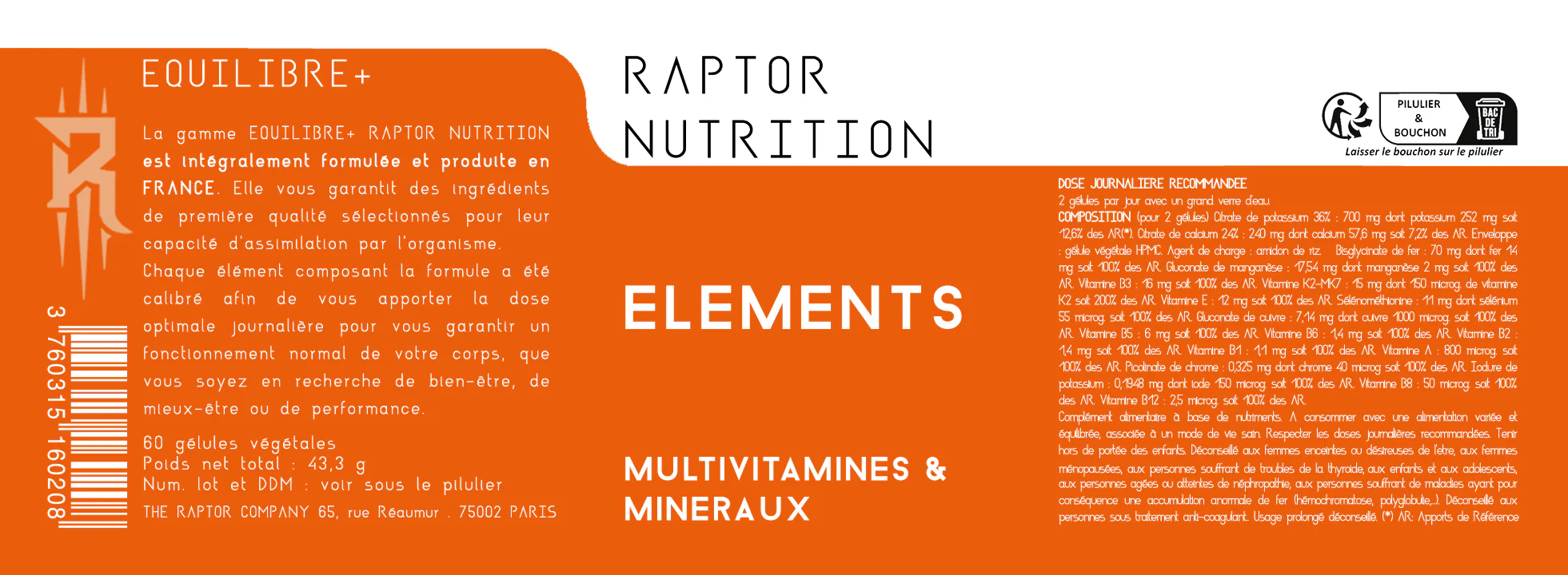 ELEMENTS - Multivitamines & Minéraux - Image 4