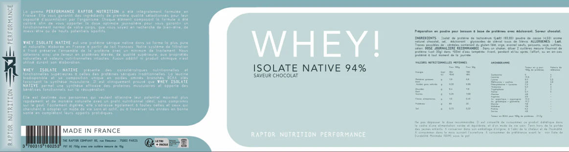 Whey Isolate Native 94% - Issue du lait 100% français - Image 8