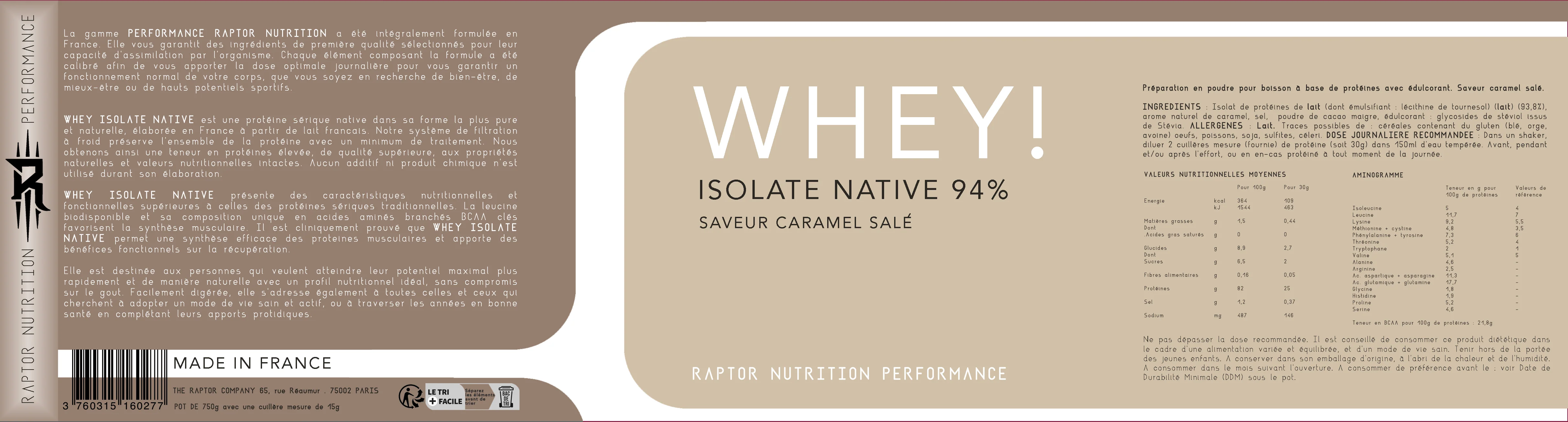 Whey Isolate Native 94% - Issue du lait 100% français - Image 7